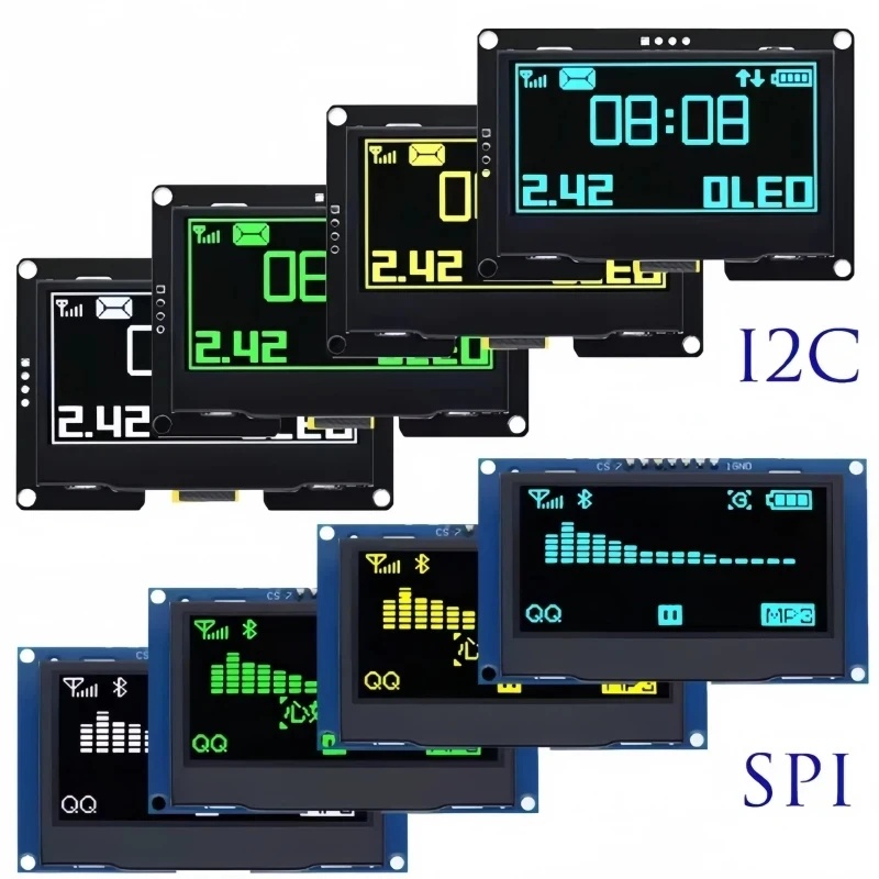 I2C Lcd Display - Modul Layar OLED 2.42 Inci 2.42,