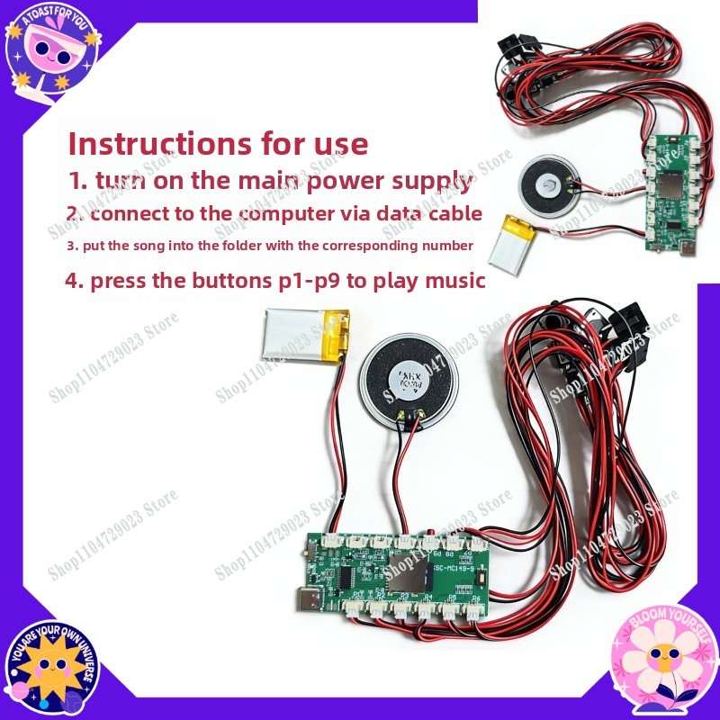 Diy Electronics To Sell - Modul dinding musik terlaris dari produsen,