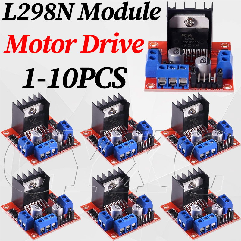 L298N Motor Driver - 1-10 Buah L298N Papan Pengontrol Driver