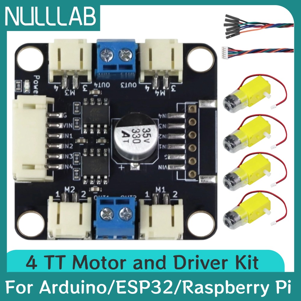 L298N Motor Driver - Kit Motor dan Driver 4 TT,