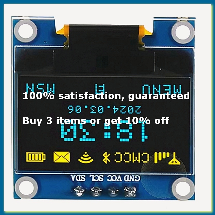 I2C Lcd Display - Modul Layar Tampilan OLED 0.96 Inci