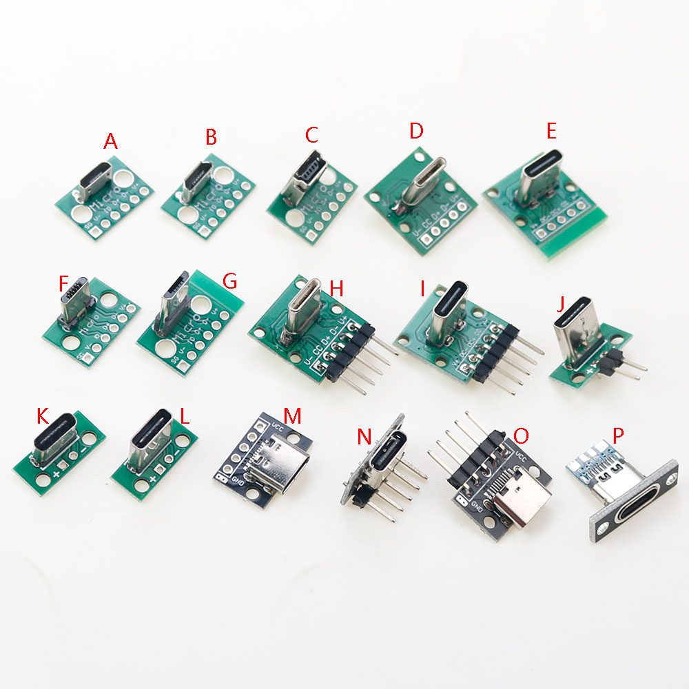 Male Female Header Pin - Konektor Micro Mini USB Type C