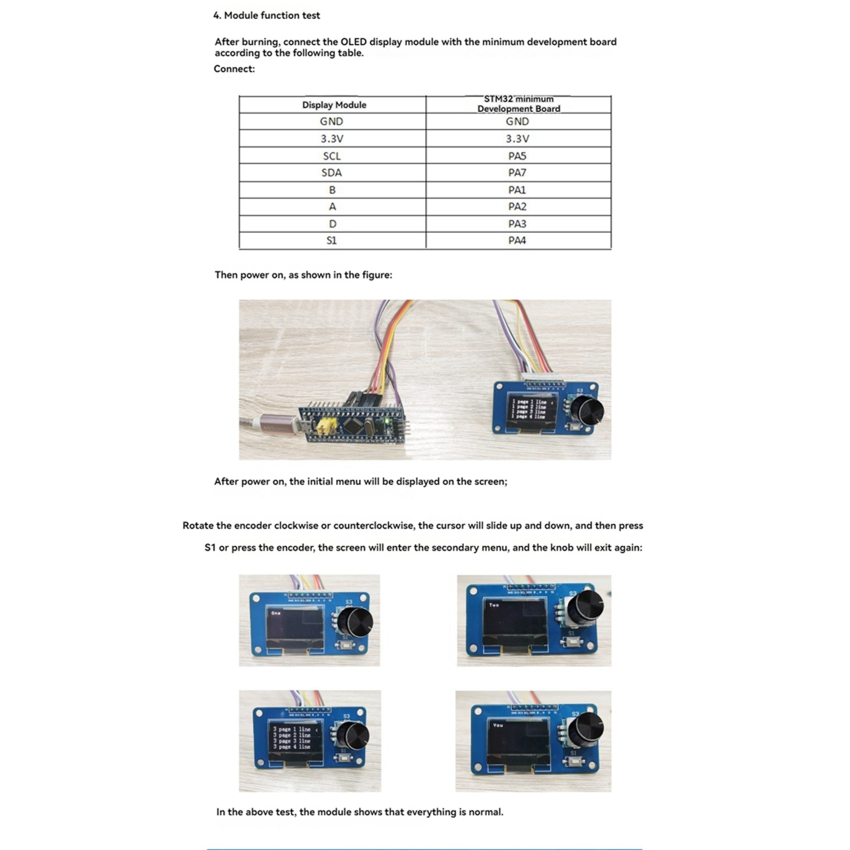 Oled Display Module - 2Pcs Modul Layar OLED 0.96 Inci