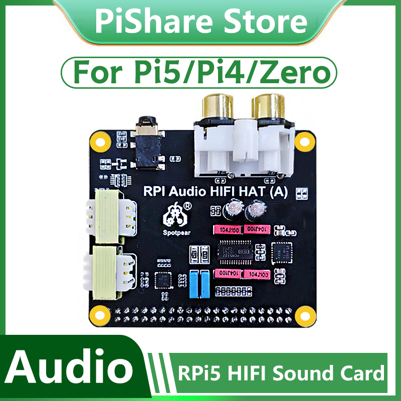 Raspberry Pi Zero - Kartu Audio Raspberry Pi 5 PCM5122
