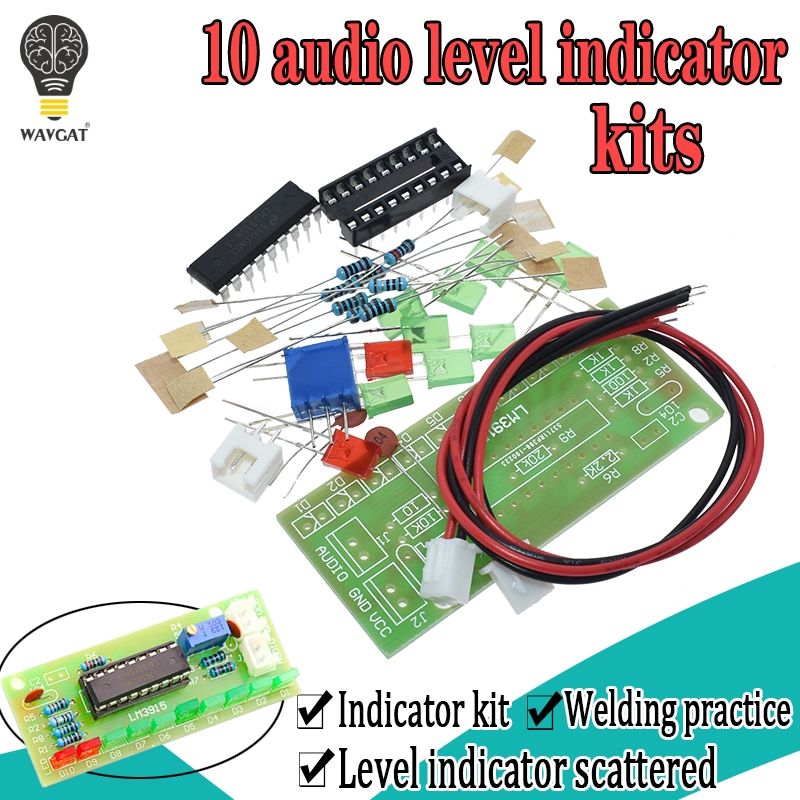 Diy Electronics Lab - LM3915 DC 9V-12V 10 LED Alat