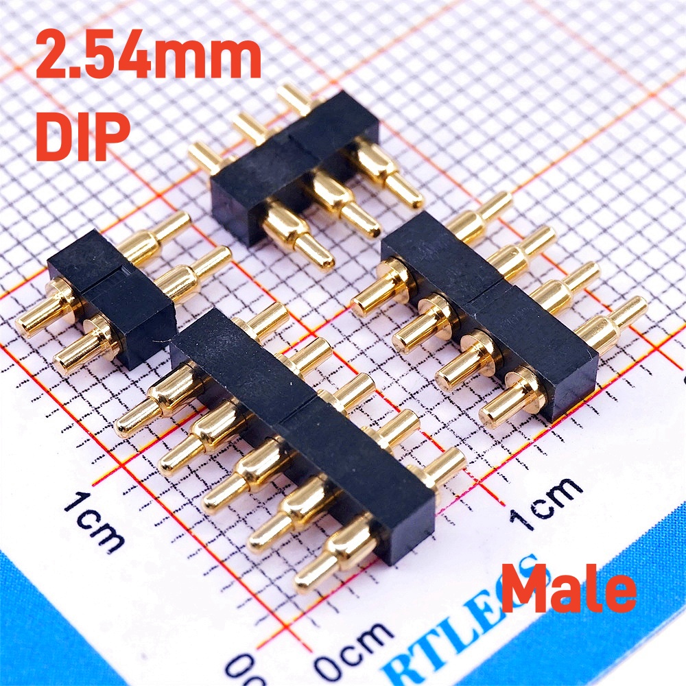 Male Female Header Pin - 5 Pcs Konektor Pogo Pin Pria