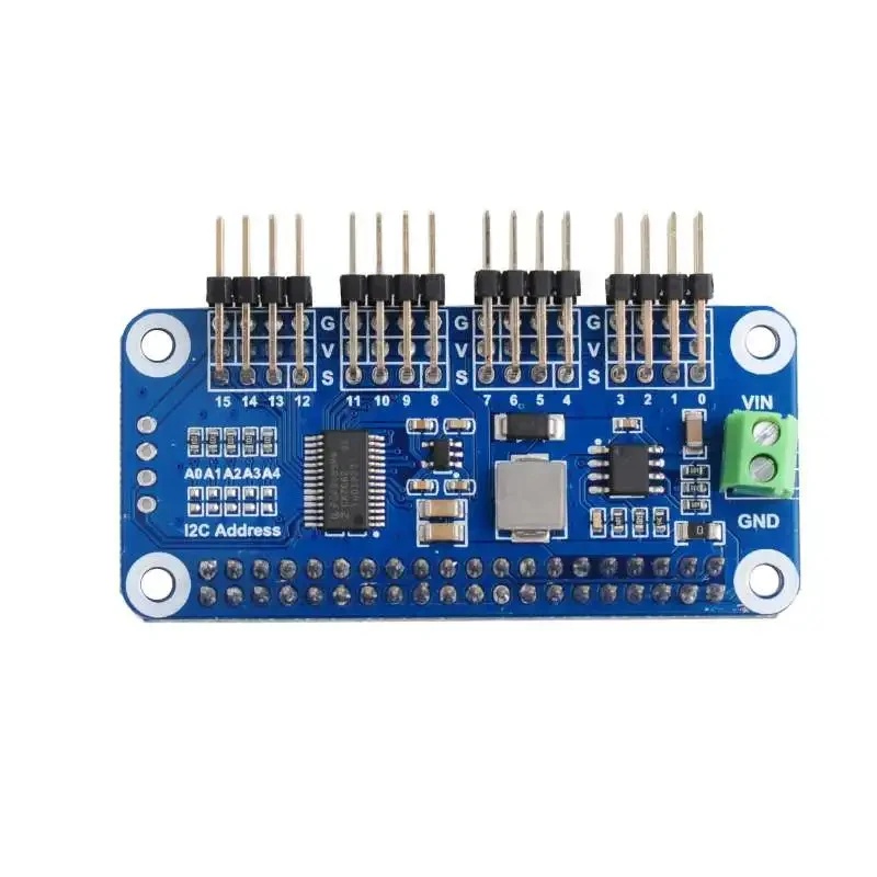 Raspberry Pi Zero - Modul HAT Driver Motor Servo PWM