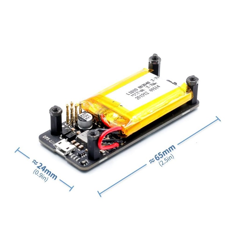 Raspberry Pi Zero - Modul UPS-Lite untuk Seri Raspberry Pi