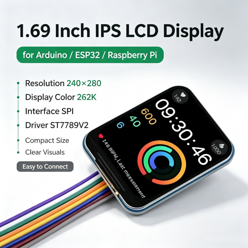 Raspberry Pi Zero - Modul LCD IPS 1.69 Inci ST7789V2