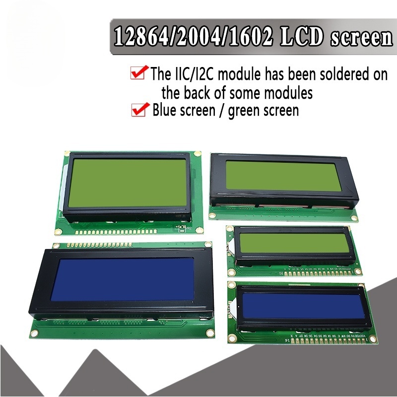 I2C Lcd Display - LCD 1602 2004 Modul Layar Biru