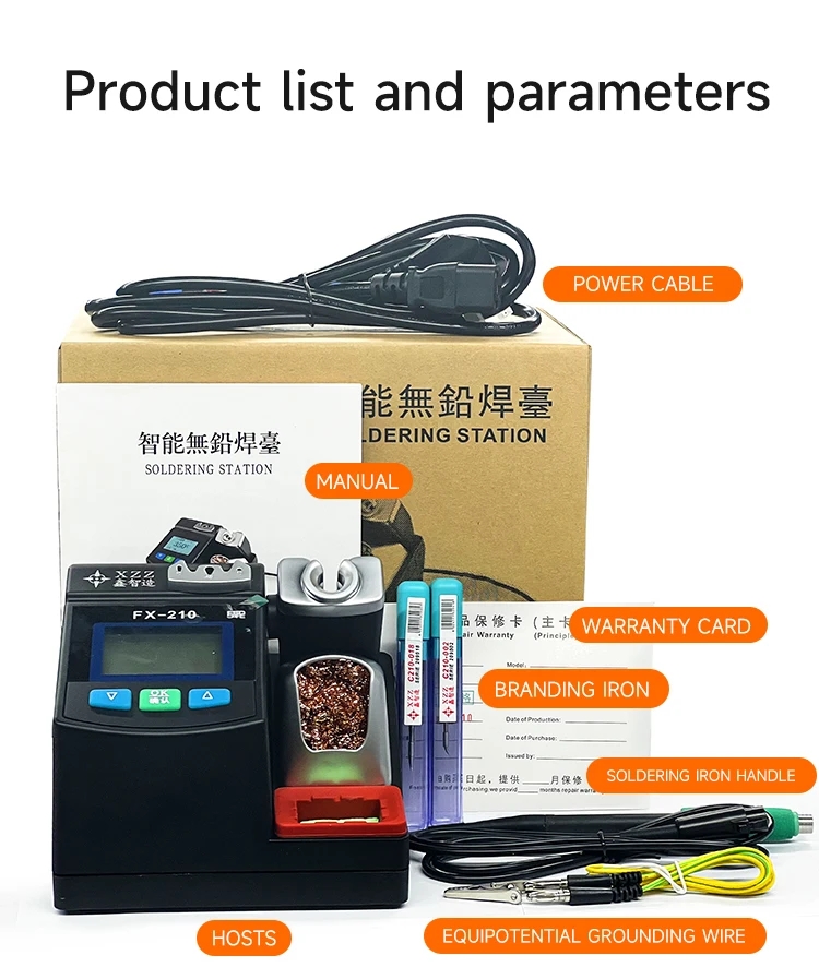 Soldering Iron Kit - Stasiun Solder Presisi Super XZZ FX-210