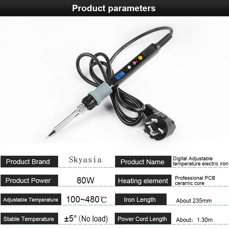 Alat Solder Listrik Digital de - Soldering Iron Kit ulasan dan harga