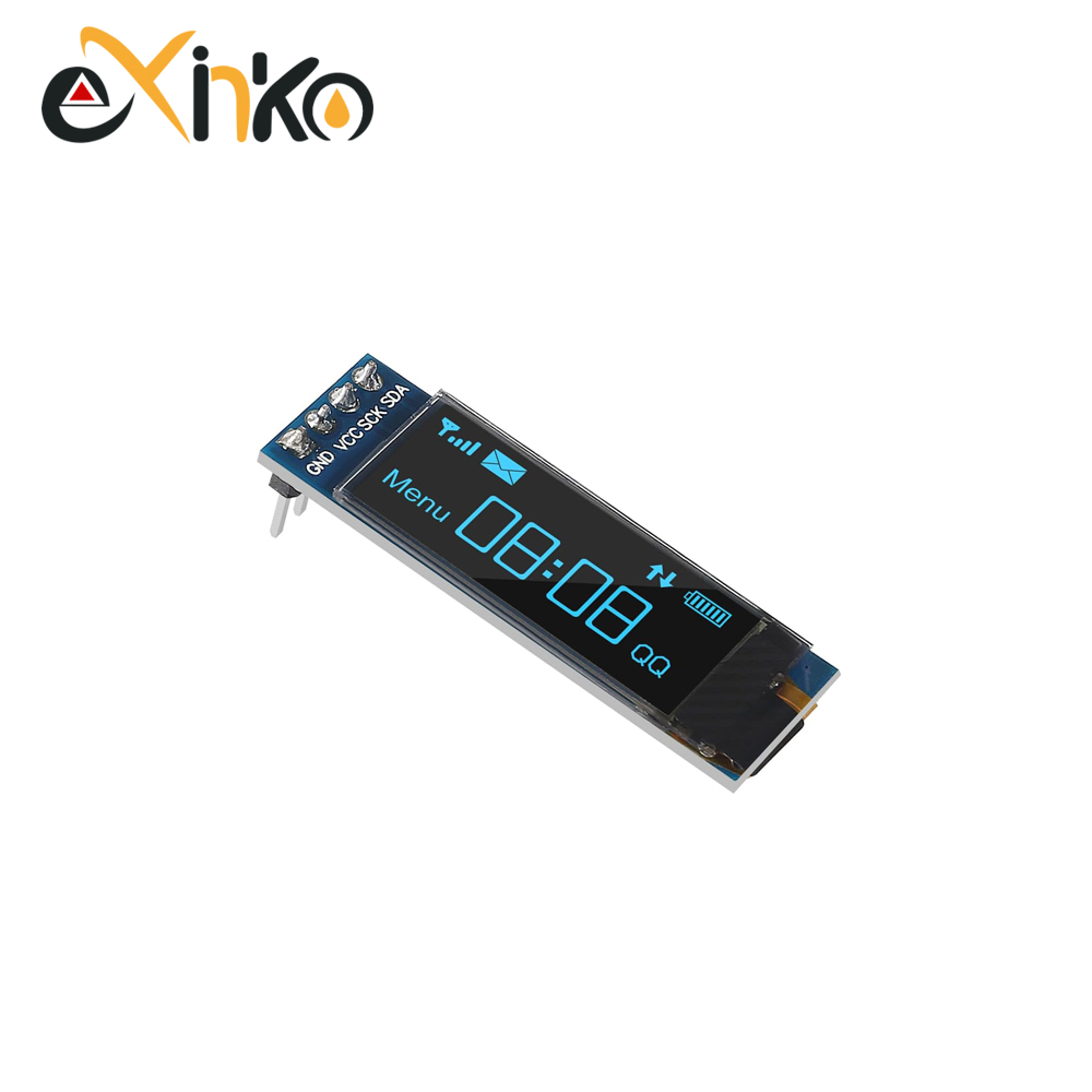 1-10pcs Modul Layar OLED 0.91  - I2C Lcd Display ulasan dan harga