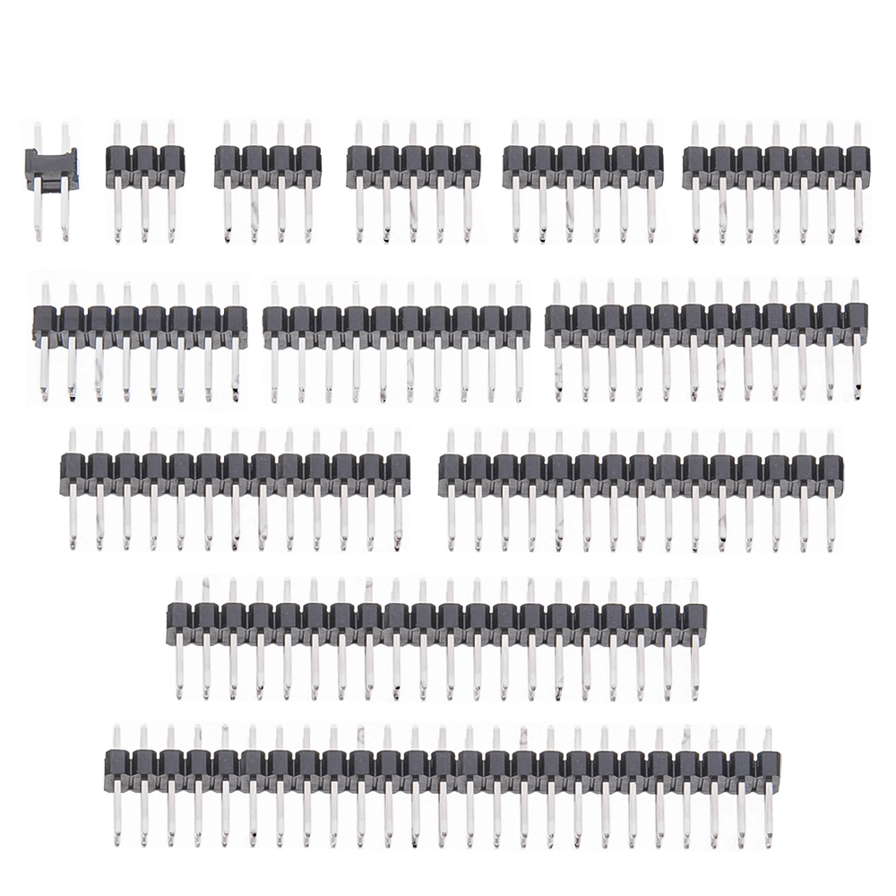 10 Buah 2.54MM 2*2/3/4/6/8 Bar - Male Female Header Pin ulasan dan harga