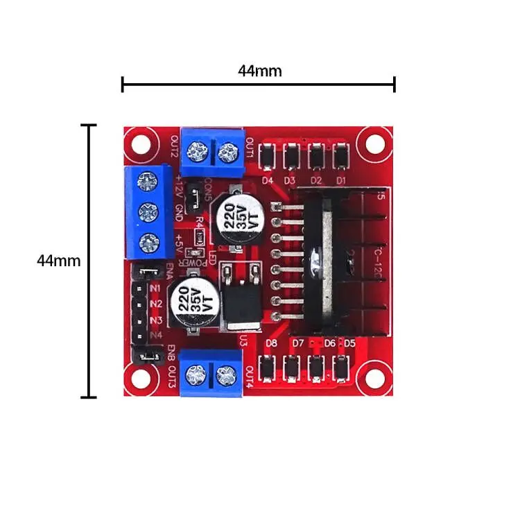 Modul Pengontrol Motor L298N U - L298N Motor Driver ulasan dan harga