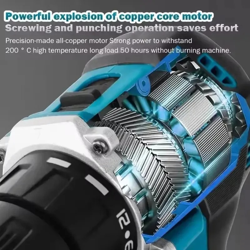 Makita DDF487 Bor Listrik Tanp - Makita Drill Ddf484 ulasan dan harga