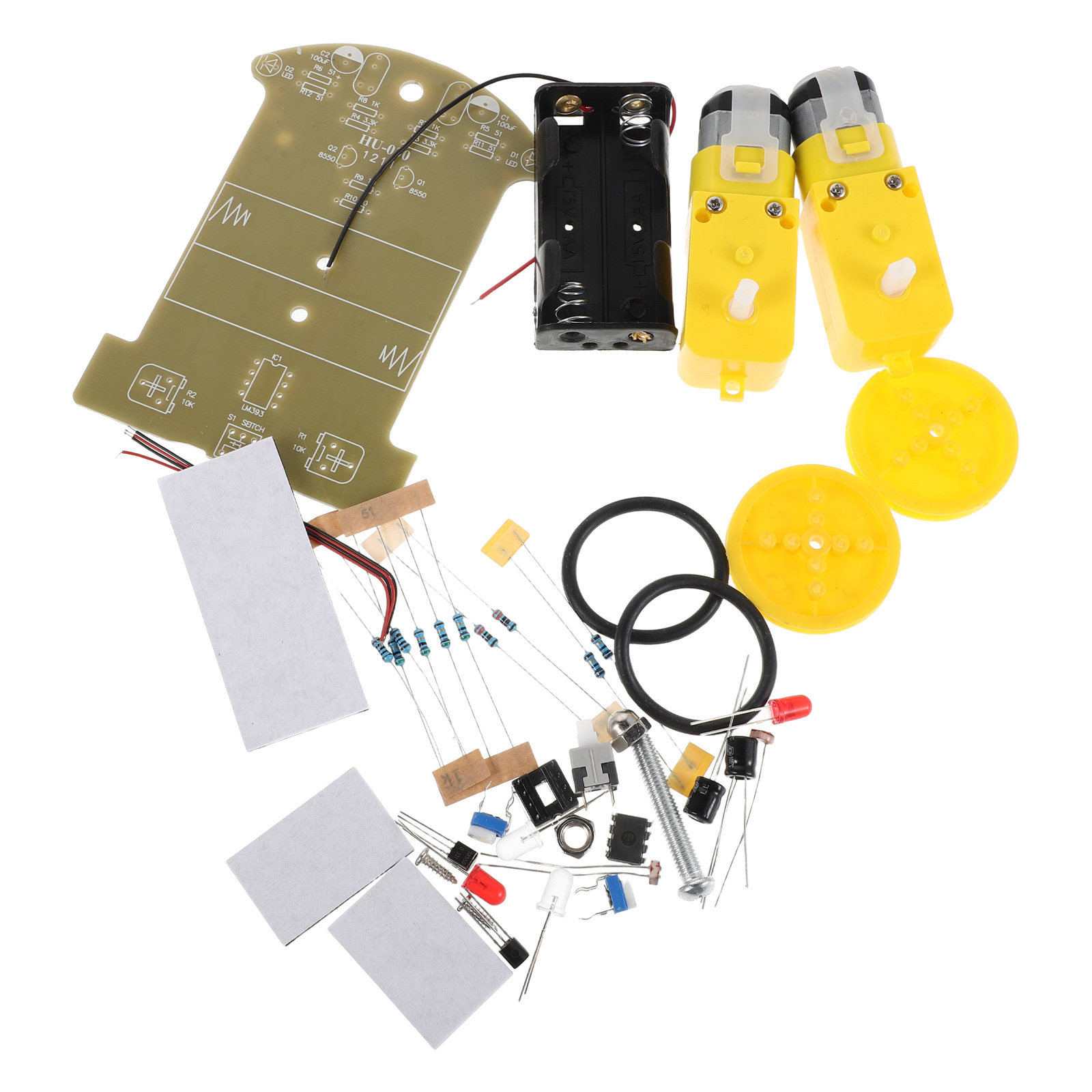 1Set Kit Mobil Robot Pengikut  - Diy Electronics Soldering Kit ulasan dan harga