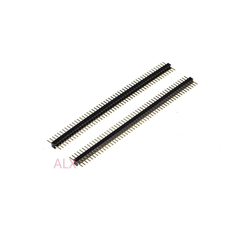 10 Buah 1X40 Pin Berlapis Emas - Male Female Header Pin ulasan dan harga