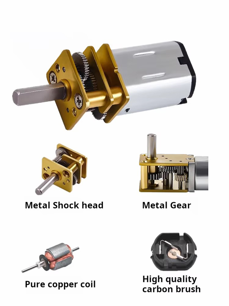 6V 12V 15-6000RPM GA12-N20 gig - Diy Boat Electronics ulasan dan harga