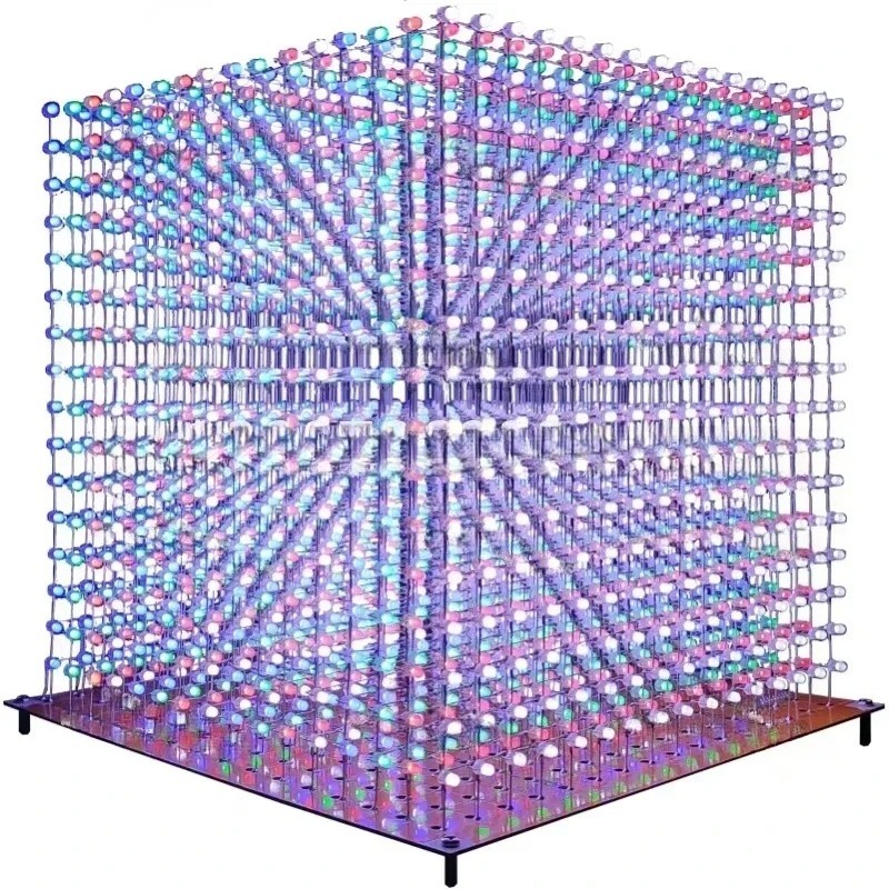 3 D16mini Light Cube Kit 16x16 - Diy Electronics ulasan dan harga