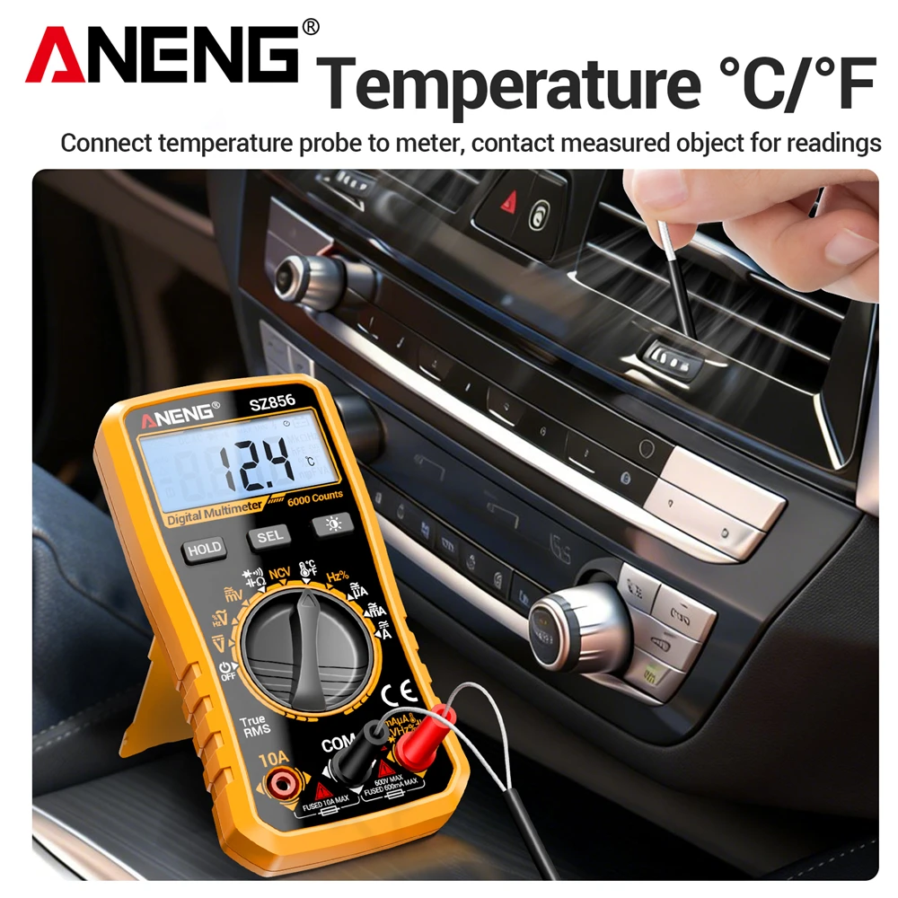 ANENG SZ856 multimeter pintar  - Diy Electronics Table ulasan dan harga