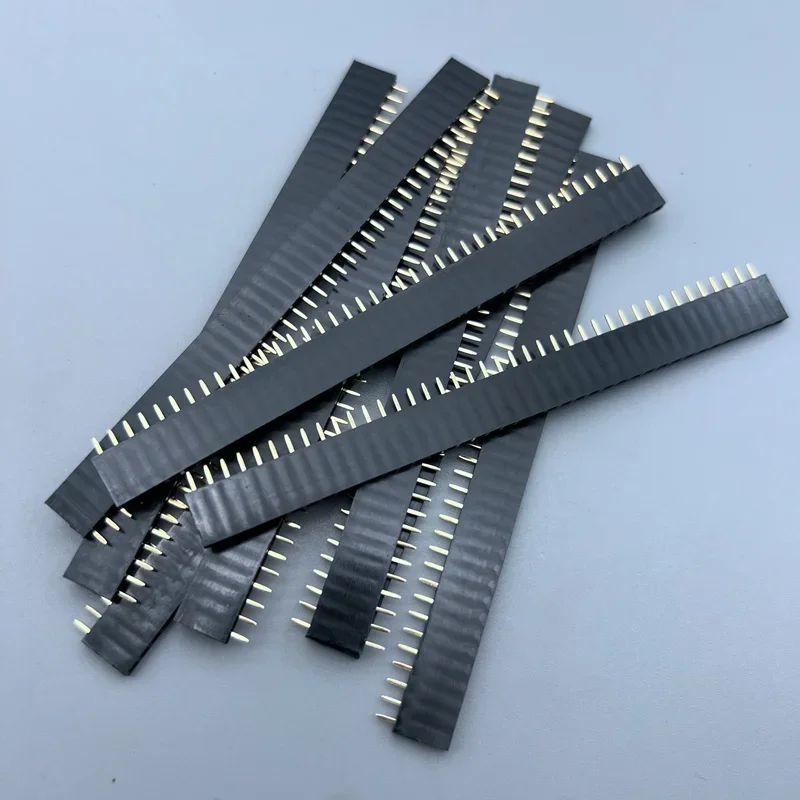 10 buah 2.54mm 40 Pin 1x40 bar - Male Female Header Pin ulasan dan harga