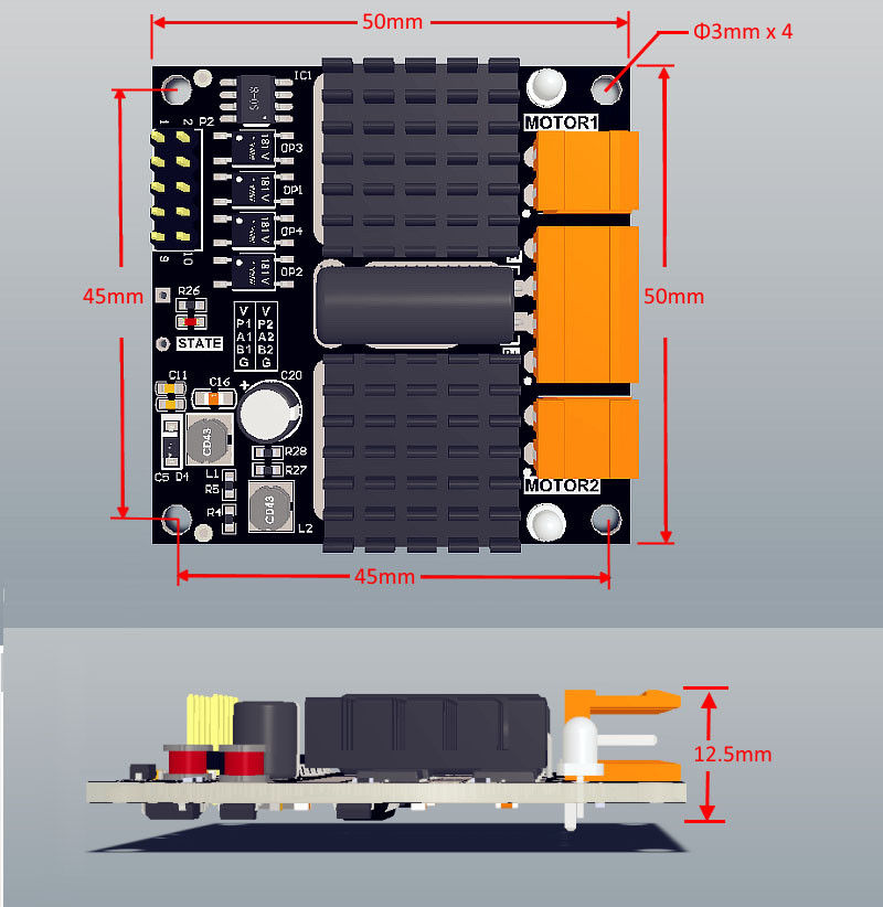 Modul Penggerak Motor DC Brush - L298N Motor Driver ulasan dan harga