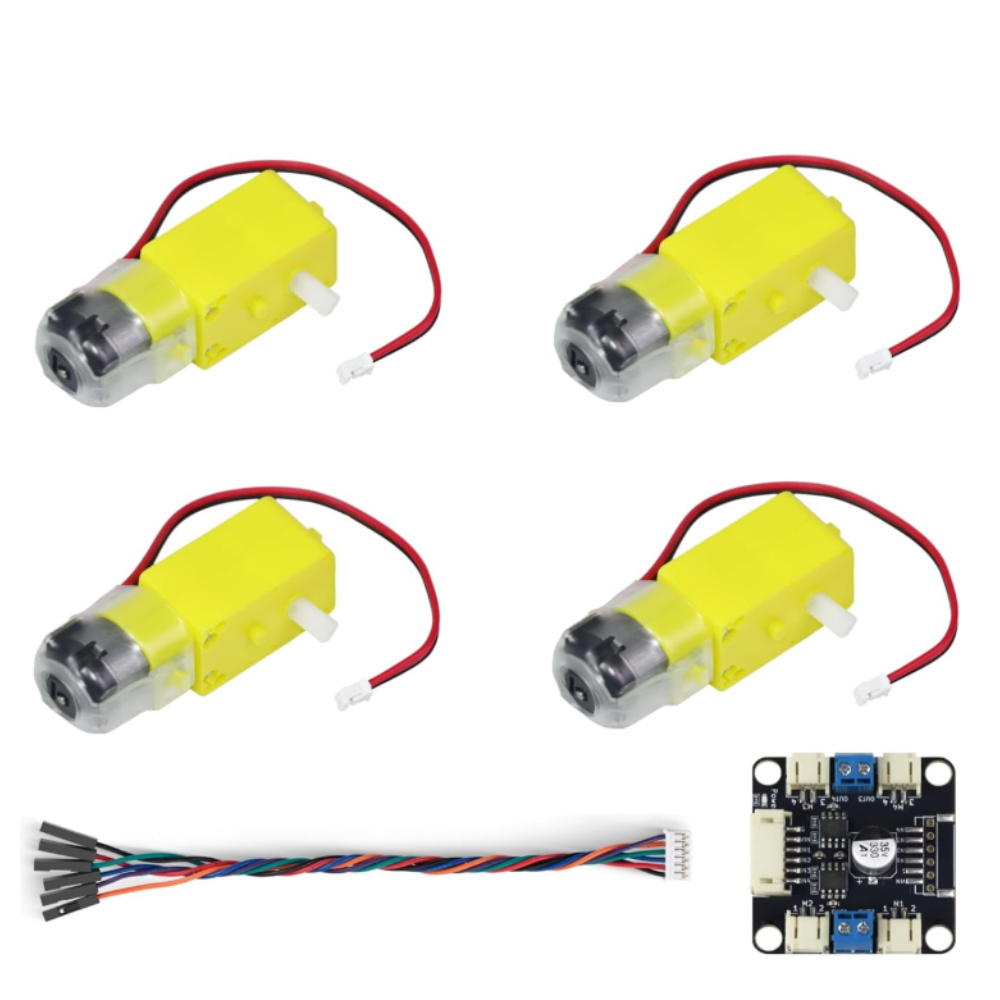 Kit Motor dan Driver 4 TT, Pen - L298N Motor Driver ulasan dan harga