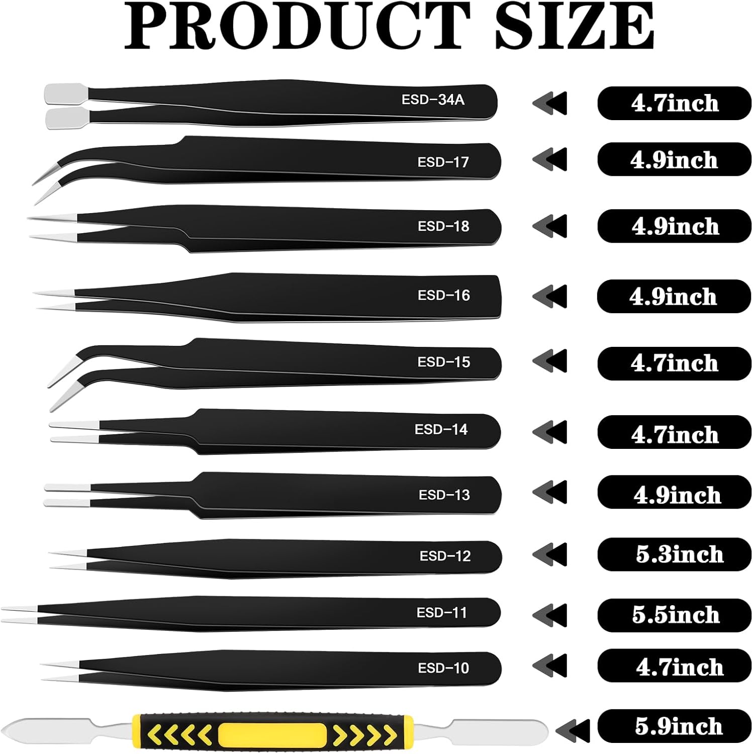 Alat Pinset Anti-statis ESD Pr - Diy Electronics Art ulasan dan harga