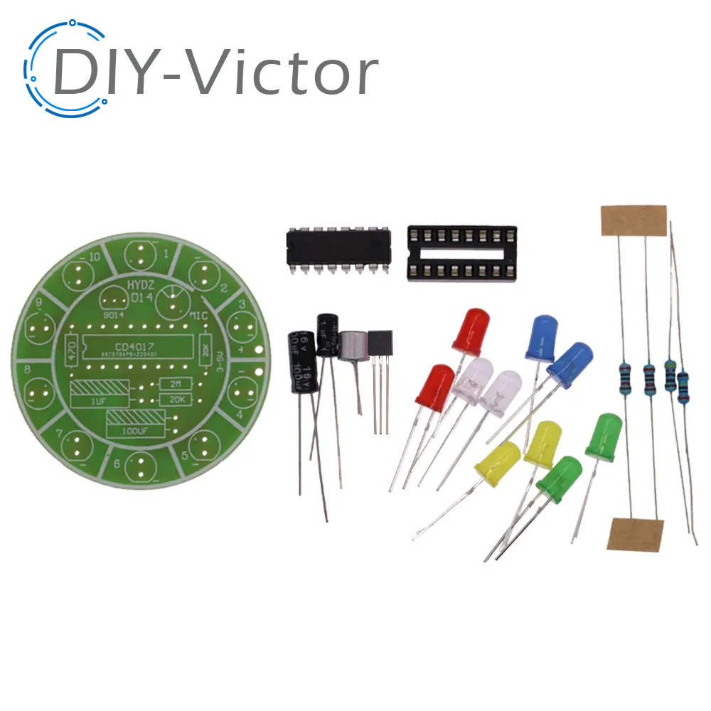 CD4017 warna-warni kontrol sua - Diy Electronics Lab ulasan dan harga