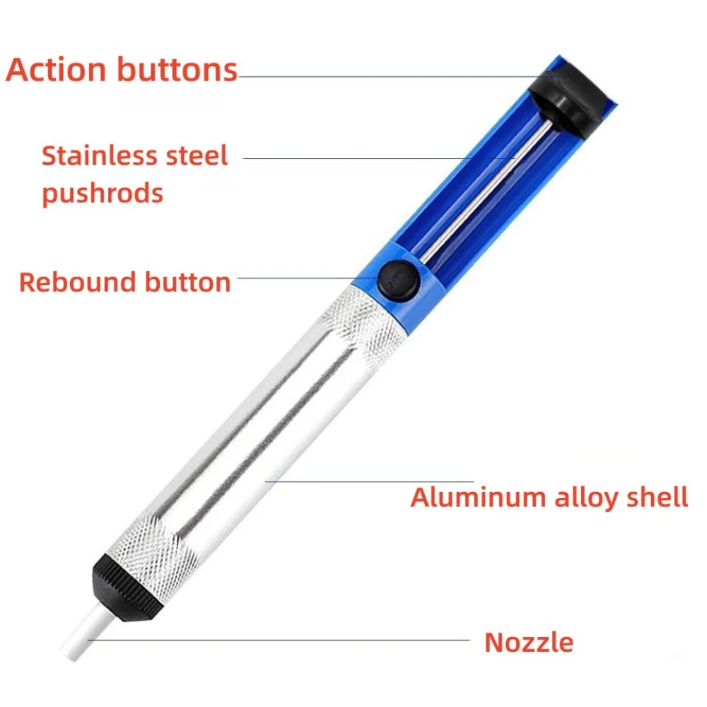 Pompa Pematrian Aluminium Pena - Desoldering Pump Solder ulasan dan harga