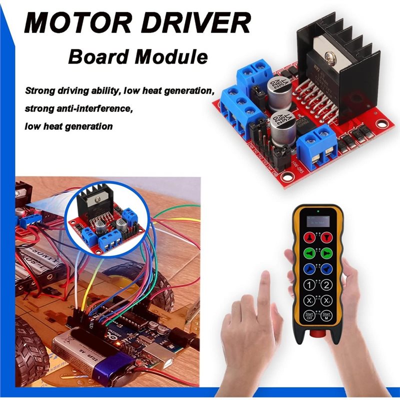 AEE7-4 Buah Papan Pengontrol D - L298N Motor Driver ulasan dan harga
