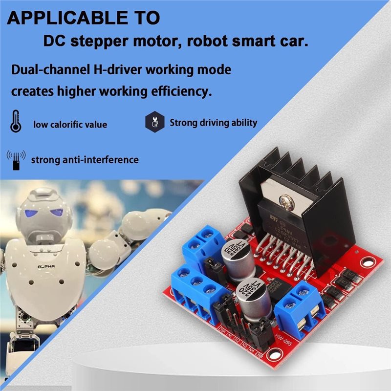 AEE7-4 Buah Papan Pengontrol D - L298N Motor Driver ulasan dan harga