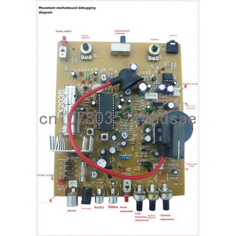 Kit/Paket Mainboard TV Hitam P - Diy Electronics Project ulasan dan harga