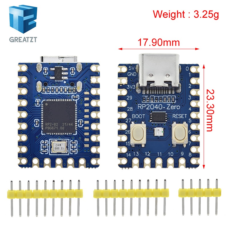 RP2040-Zero RP2040 Untuk Raspb - Raspberry Pi Zero ulasan dan harga