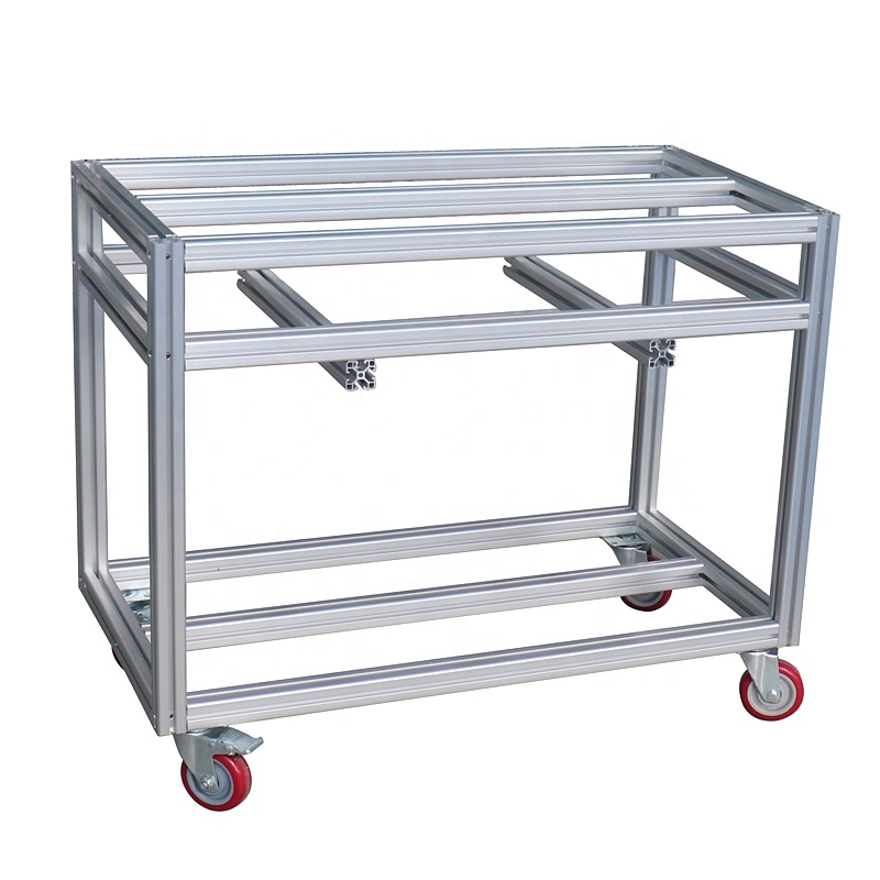 Troli profil aluminium industr - Diy Electronics Table ulasan dan harga