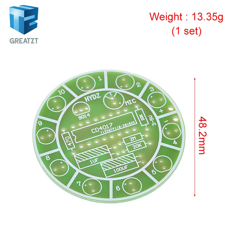 GREATZT CD4017 Kit Lampu LED B - Diy Electronics Lab ulasan dan harga