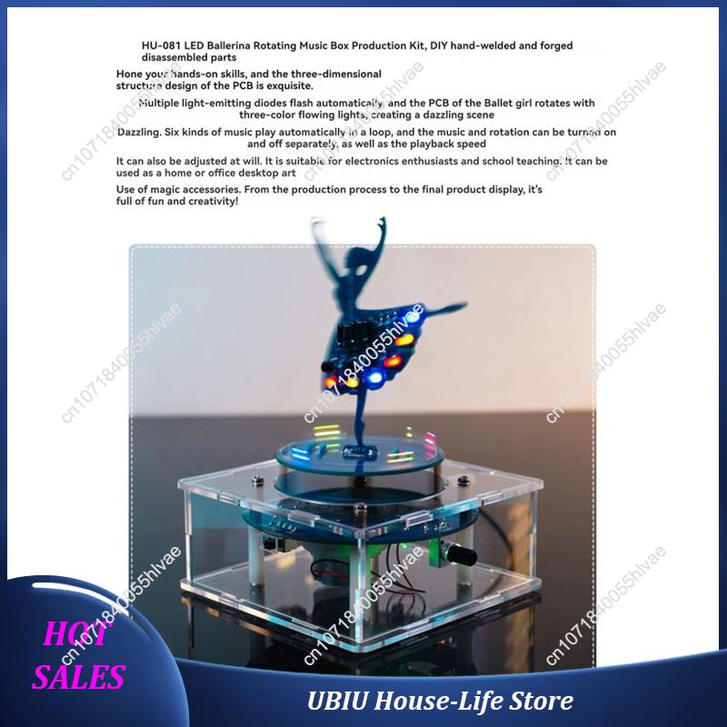 Kotak Musik Berputar DIY Kit E - Diy Electronics To Sell ulasan dan harga