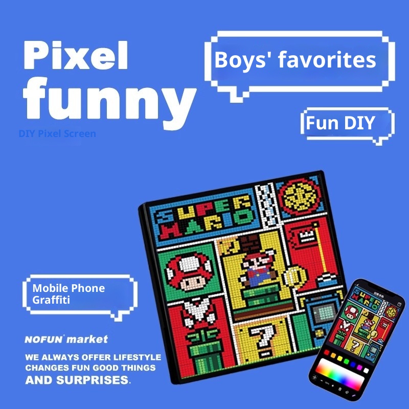 Layar Pixel DIY Kustom Layar P - Diy Electronics Table ulasan dan harga