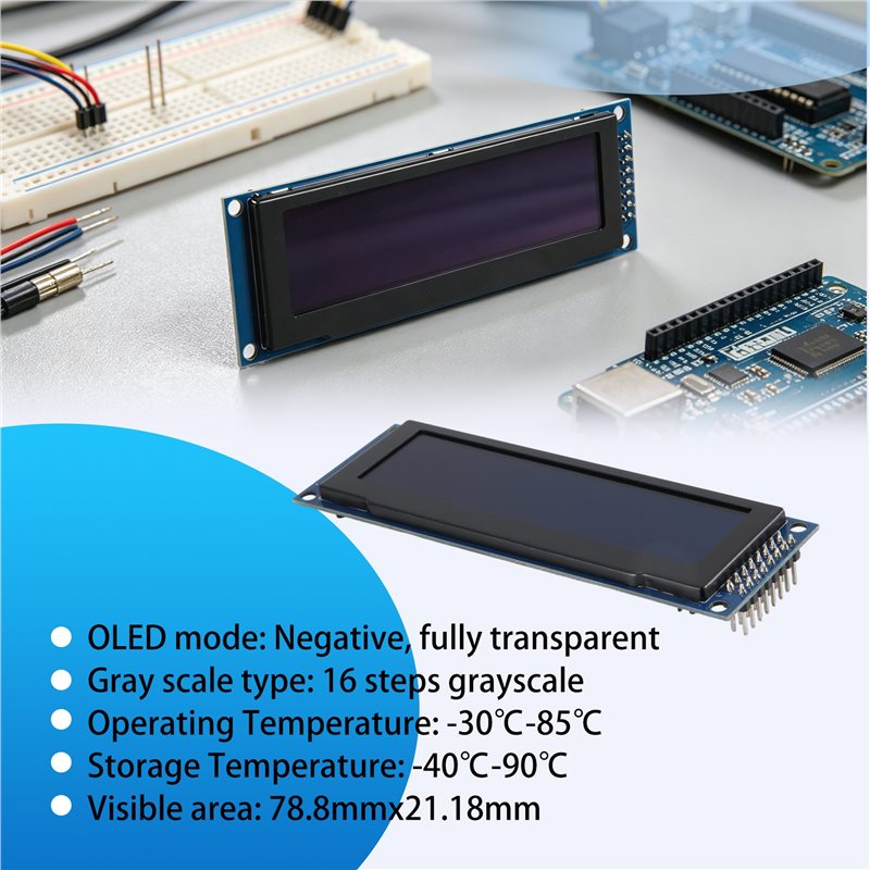 Layar OLED 3.12 Inci 256X64 SS - Oled Display Module ulasan dan harga