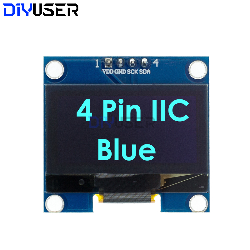 DIYUSER Modul Layar OLED IIC 1 - I2C Lcd Display ulasan dan harga